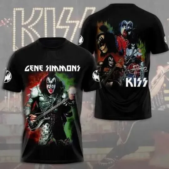 Discover Kissmas Band  Cool Casual Fun Street Wear Hip Hop 3D T-shirt