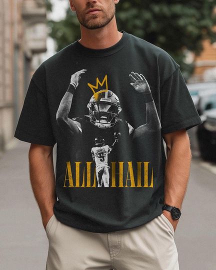 Discover Jayden Daniels Hail Mary Commanders Football T-Shirt
