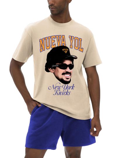 Discover Nueva Yol Bad Bunny x Knicks T-Shirt NYC Streetwear