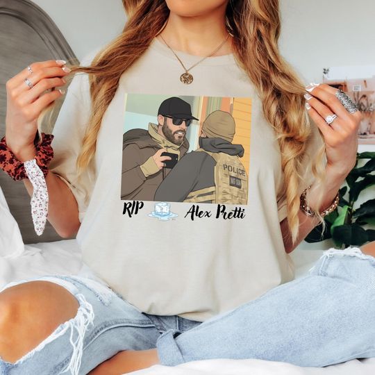 Discover RIP Alex Pretti Shirt, Melting Ice Shirt, Justice For Alex Pretti Tshirt, Abolish ICE Shirt, F*ck ICE T-Shirt, Anti Ice Shirt, Anti Trump