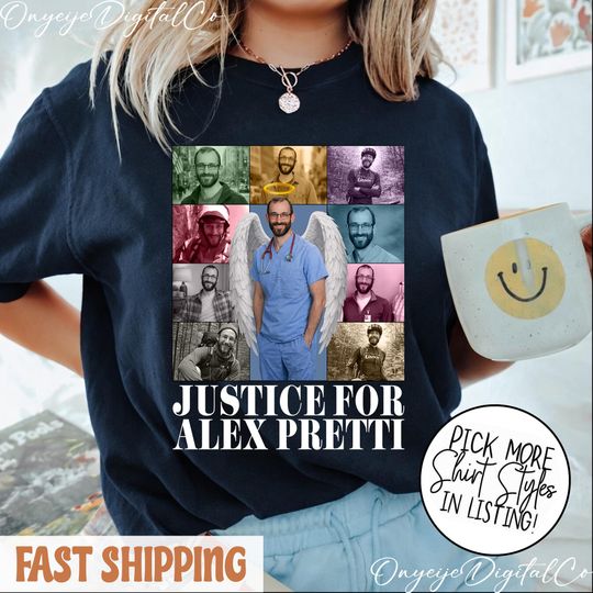 Discover Justice for Alex Pretti Shirt, Be Pretti Good T-shirt, Anti ICE Protest Tee