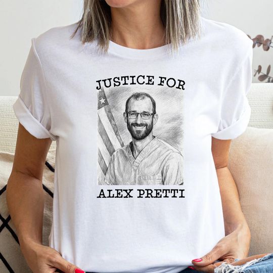 Discover Justice for Alex Pretti Protest Tee Abolish ICE Shirt Minneapolis Anti ICE Social Justice T-Shirt