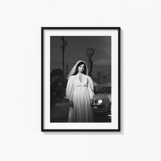 Lana Del Rey Black&White Art Poster Print. Great Home Decor