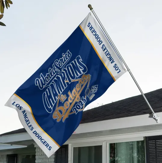 Los Angeles Dodgers 3D Double-Side House Flag