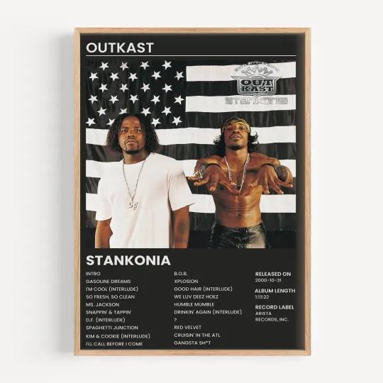 Discover OutKast - STANKONIA Music Album Cover Wall Art Poster Print