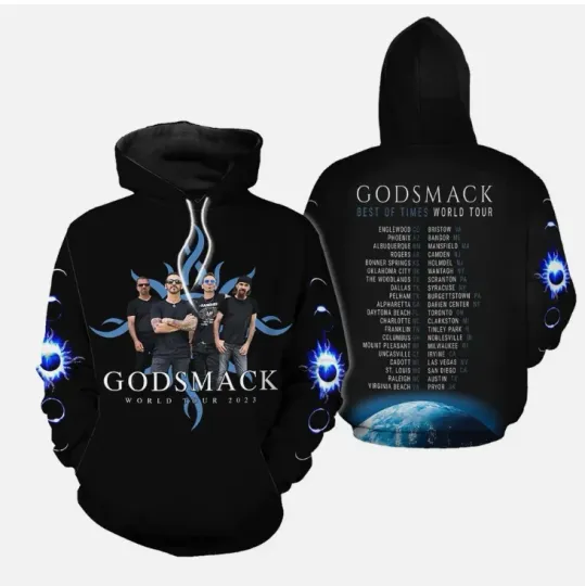 Discover Godsmack Music Band Tour 3D Hoodie