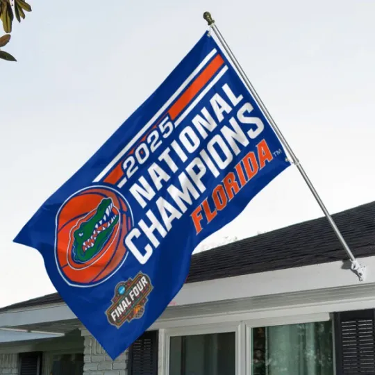 Florida Gators Men’s Basketball 3D House Flag