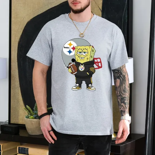 Steeler SpongeBob Football Team Shirt