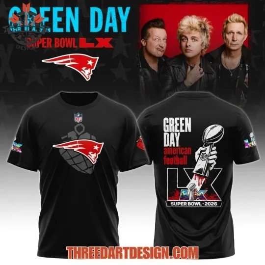 Discover Patriots x Green Day Super Bowl LX Punk 2026 Shirt