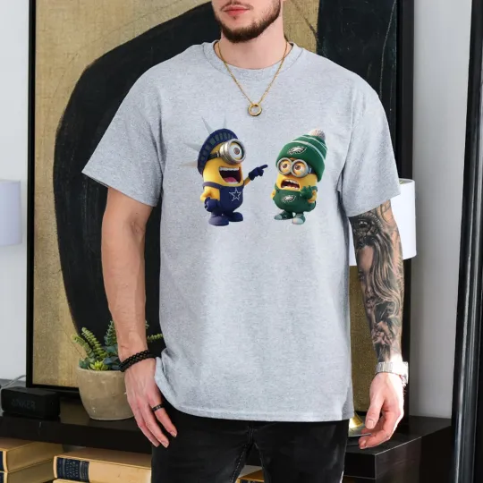 Discover Cowboys Minions Football Shirt, Funny Minions T-Shirt