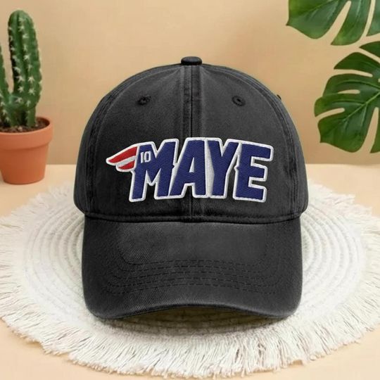 Discover Drake Maye #10 Hat, Patriots Baseball Cap, New England Football Fan Gift for Men