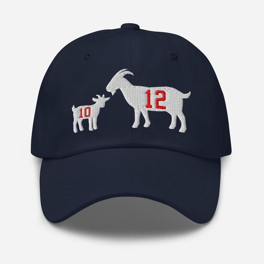 Discover Tom Brady and Drake Maye Hat, Brady and Maye GOAT Dad Hat