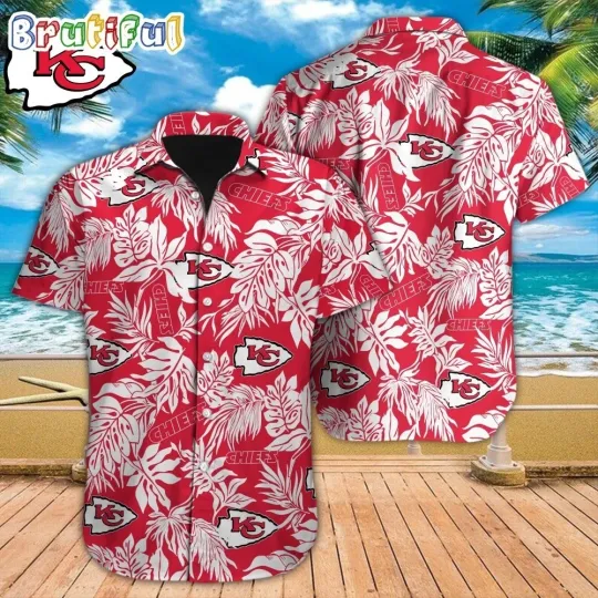 Discover Kansas City Football Chiefss Team Hawaiian Shirt Short Sleeve Adult