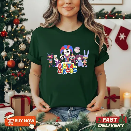 Discover The Amazing Digital Circus Shirt, Digital Circus Party Tee, Gift For Kid