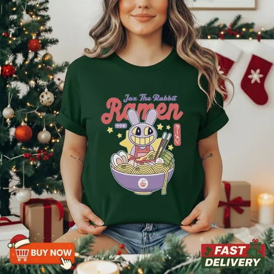 Discover The Amazing Digital Circus Shirt, Jax Purple Rabbit Ramen T-Shirt