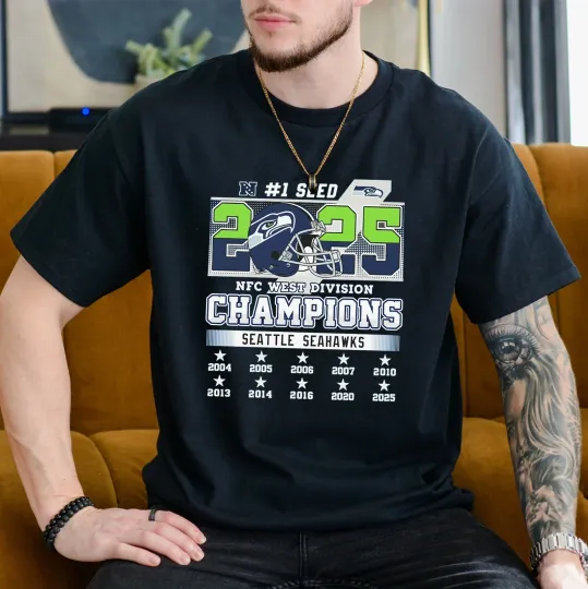Discover Seahawks NFC West Division Champions T-Shirt