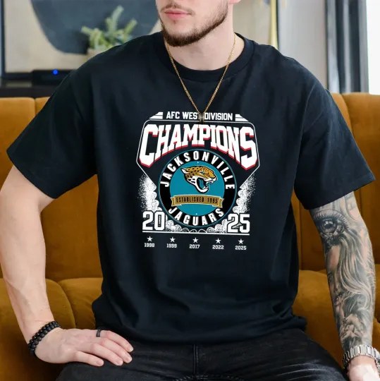 Discover Jaguars AFC South Champions T-Shirt