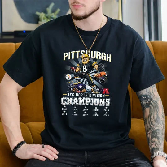 Discover Steeler AFC North Division Champions T-Shirt
