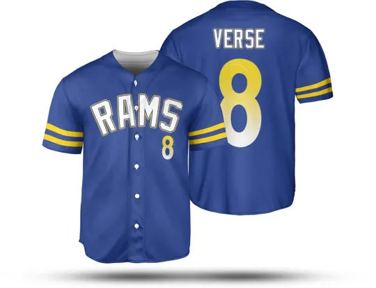 Discover Jared Verse #8 Name and Number Los Angeles Rams Team
