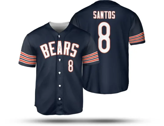Cairo Santos #8 Name and Number Chicago Bears Team