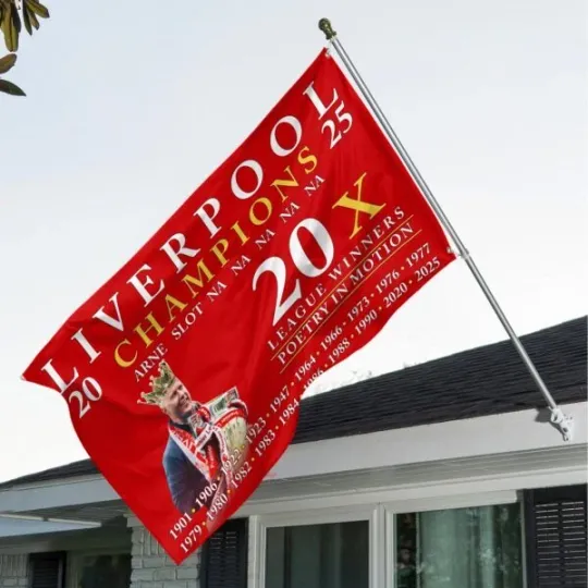 Discover Liverpool FC 3D House Flag