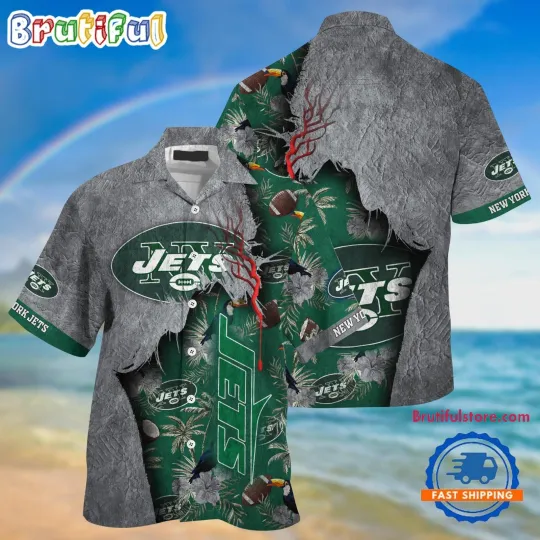 Discover New York Football Team Jetss Summer God Hawaii Shirt