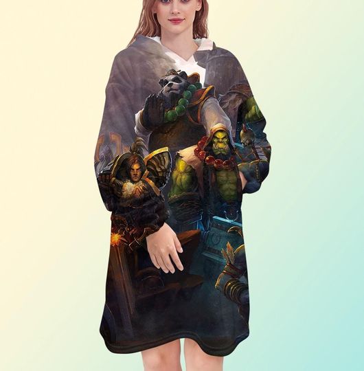 World of Warcraft Horde Blanket Hoodie