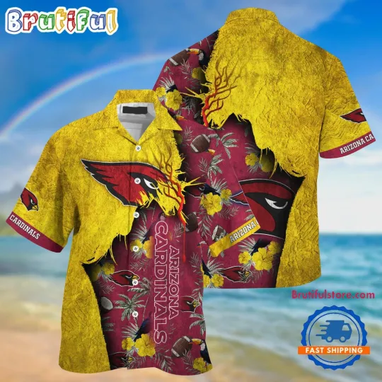 Discover Arizonna Football Team Cardinalss Summer God Hawaii Shirt
