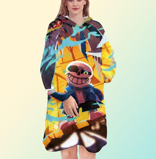 Undertale Sans Blanket Hoodie