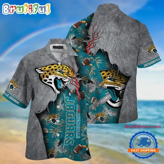 Discover Jacksonville Football Team Jaguarss Summer God Hawaii Shirt