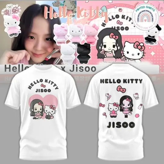 Jisoo x Hello Kitty 2026 Special Edition 3D Shirt