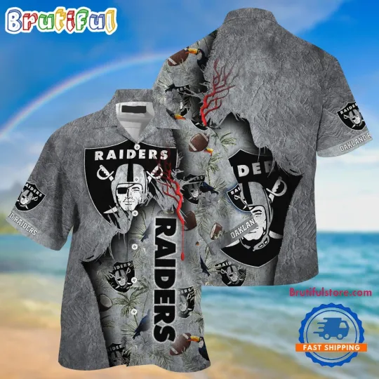 Discover Oakland Football Team Raiderss Summer God Hawaii Shirt