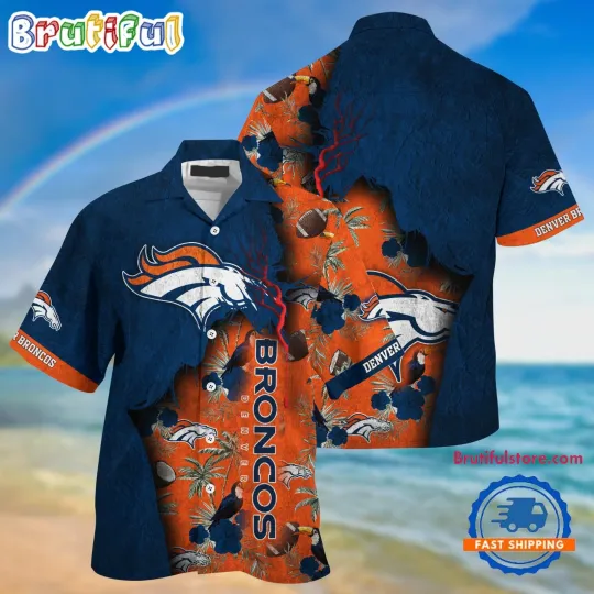 Discover Denver Football Team Broncoss Summer God Hawaii Shirt