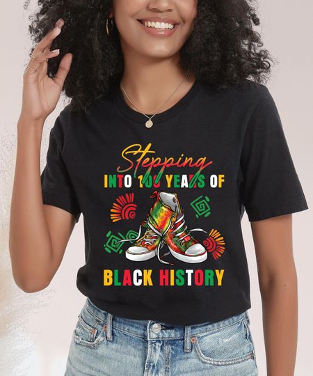 Stepping Into 100 Year of Black History T Shirt, Freeish Shirt, Black History Shirt, Civil Rights Shirt, Black Lives Matter Shirt
