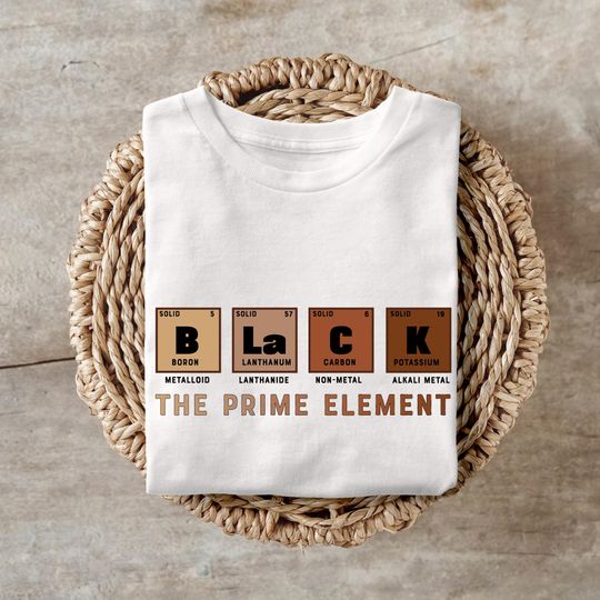 Discover Black History Month T-Shirt: Prime Element Design
