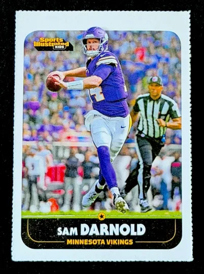 SAM DARNOLD 2024 Sports Illustrated SI for Kids #1155 football Minnesota Vikings