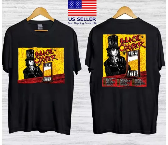 Alice Cooper Alice’s Attic 2026 Tour Date Multicolor T-Shirt