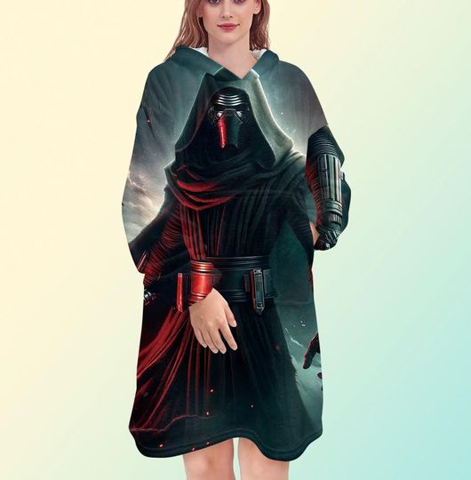Discover Star Wars Kylo Ren blanket hoodie, oversize fleece sweatshirt, Unisex