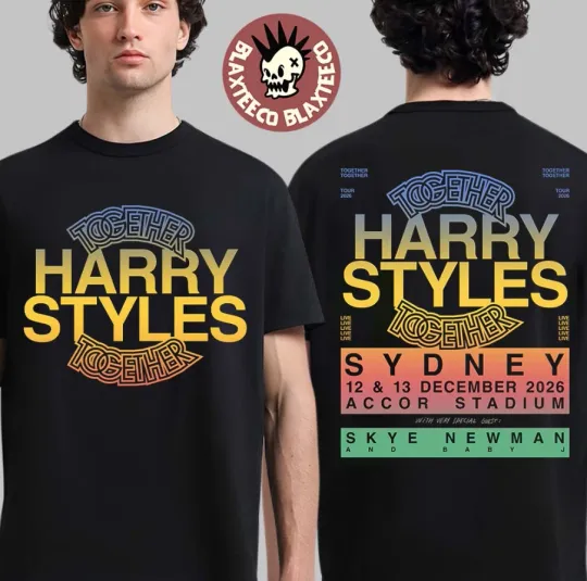 Discover Harry Styl-E Together Together Tour Sydney Australia December 2026 T-Shirt