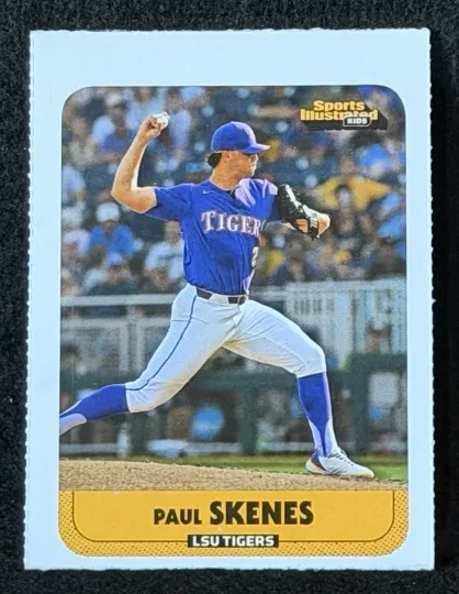 Discover PAUL SKENES ROOKIE Sports Illustrated SI for Kids #1091 LSU MLB PIRATES
