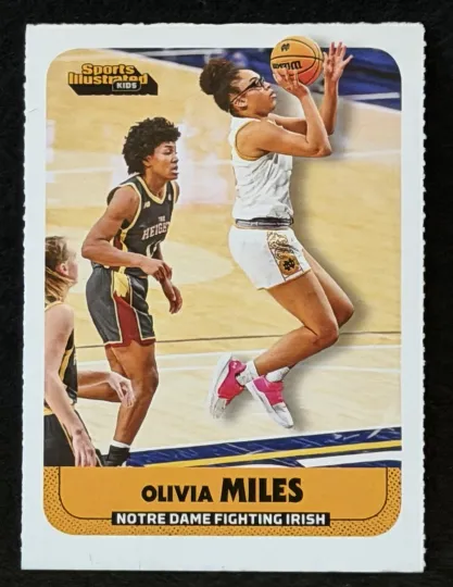 Discover OLIVIA MILES ROOKIE 2022 Sports Illustrated for Kids SI #1050 NCAA Basketball