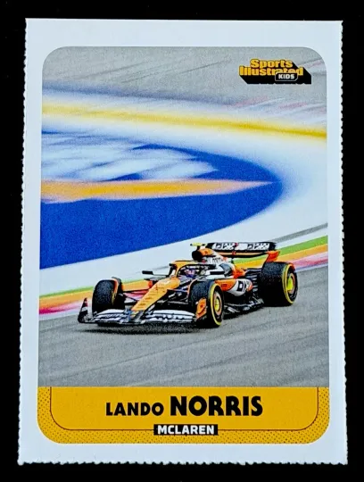 Discover LANDO NORRIS 2024 Sports Illustrated for Kids SI #1152 Formula One F1 McLaren
