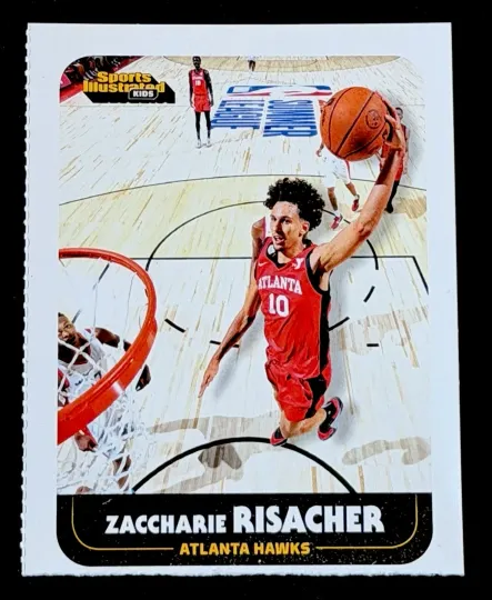 Discover ZACCHARIE RISACHER ROOKIE 2024 Sports Illustrated For Kids SI #1135 NBA Hawks