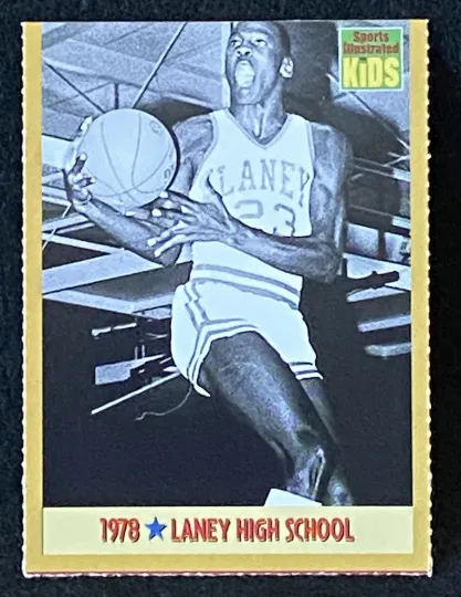 MICHAEL JORDAN 1998 Sports Illustrated SI for Kids 1979 Laney HS Chicago Bulls