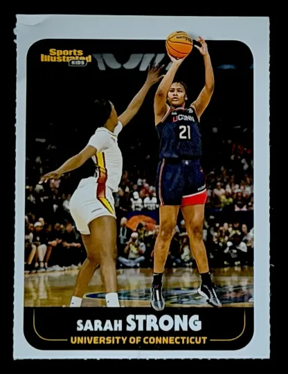 Discover SARAH STRONG ROOKIE 2026 Sports Illustrated for Kids SI UConn Basketball