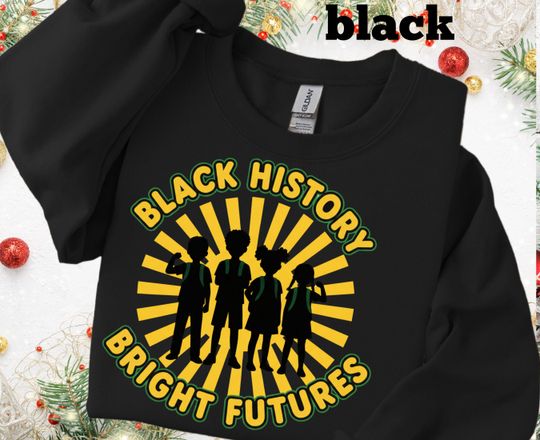 Black History Bright Futures Shirt, Black History Month Youth Tee, Student Empowerment Shirt, School Pride Top
