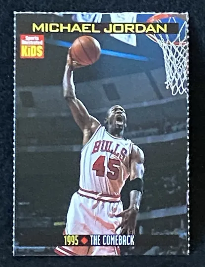 Discover MICHAEL JORDAN 1999 Sports Illustrated for Kids SI #782 1995 The Comeback Bulls