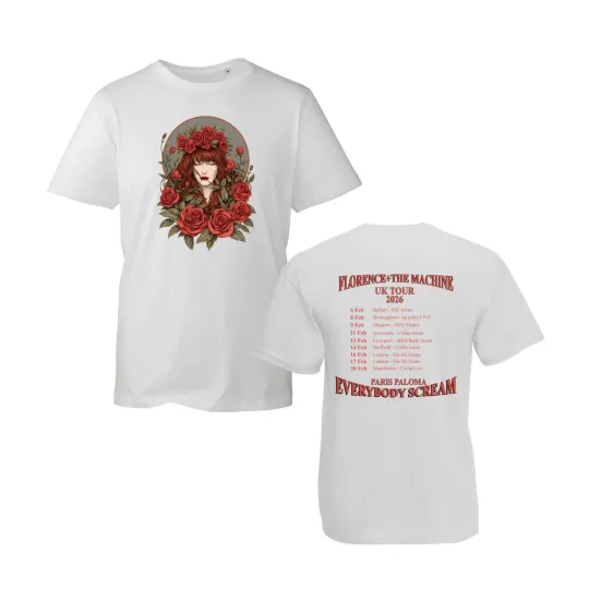 Discover Indie Pop Rock Band 2026 World Tour Inspired Graphic T-Shirt