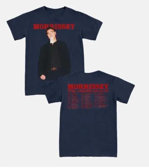 Discover Morrissey San Antonio Texas The Americas Tour 2026 Dates Limited T-shirt