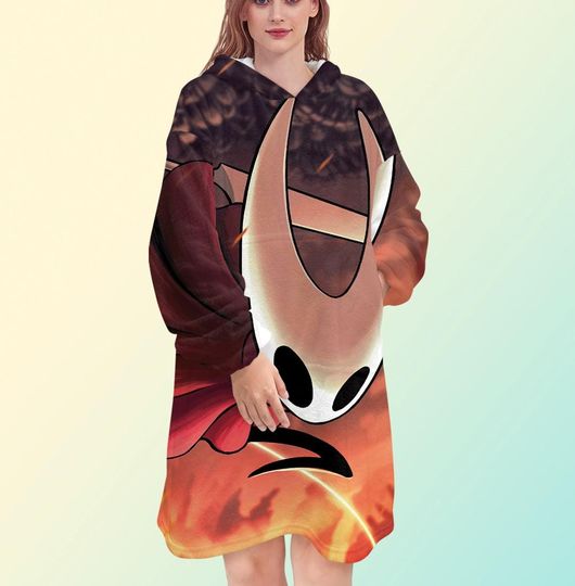 Hollow Knight Silksong Blanket Hoodie